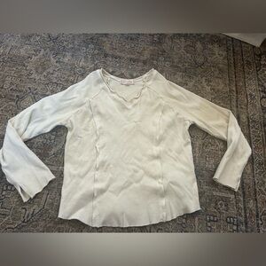 Joan Vass Cream Blouse